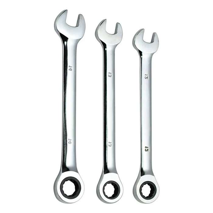 20 Piece Chrome Vanadium Ratchet Spanner Set