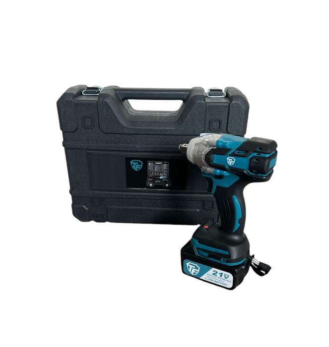 Kithi Group - 21V Brushless 1/2-Inch Impact Wrench with Tools Cordless