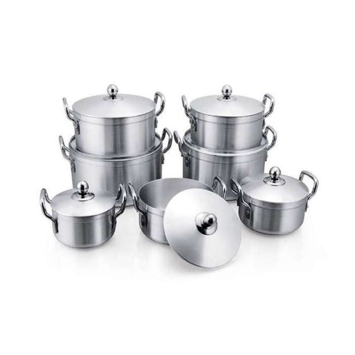Kitchenware Aluminium Cookware Set - 7 Piece