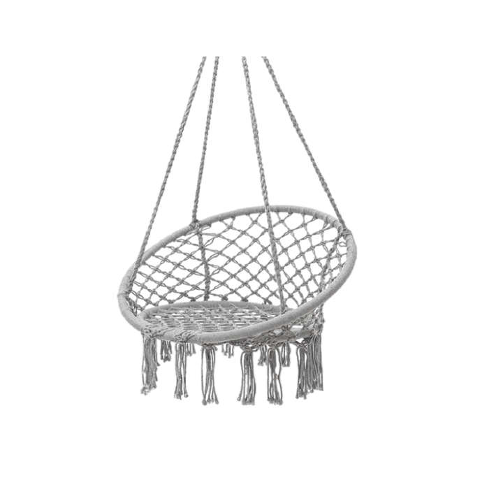 Hanging Cotton Chair - Macrame Hammock Swing Chair