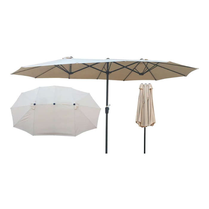 Outdoor Patio Umbrella with Three Tops