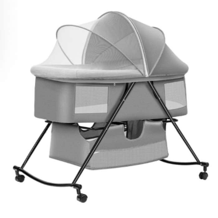 Baby Crib 3-in-1  Travel Cot, Cradle & Rocker