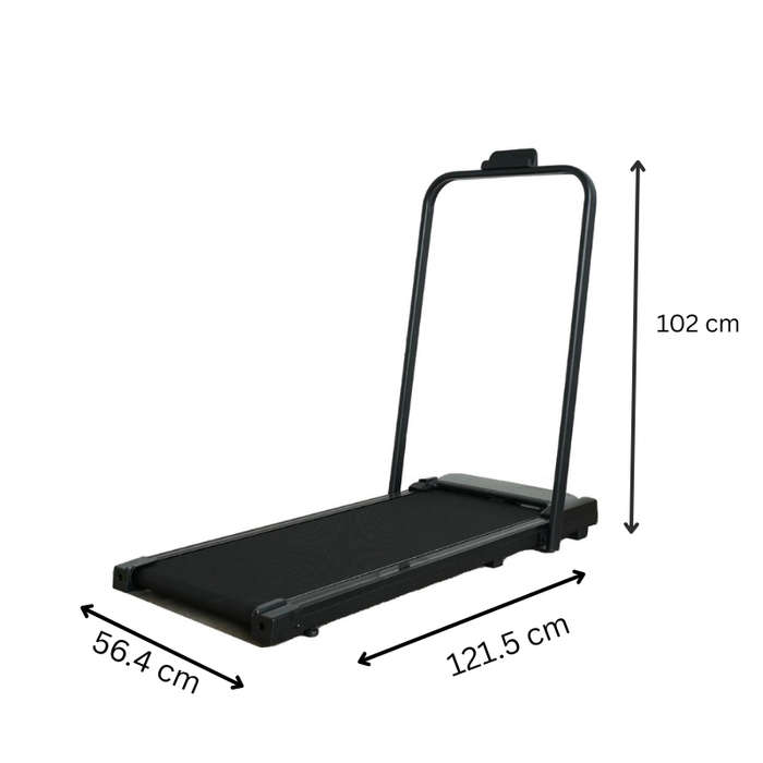 Black Portable Folding Electric Treadmill for Home Fitness