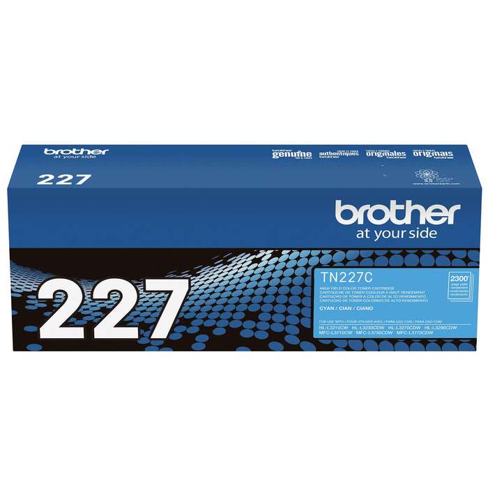 Brother TN227 Cyan Original  Laser Toner Cartridge