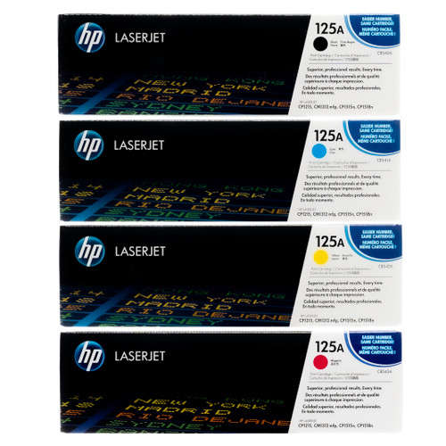 HP 125A SET | CB540A, CB541A, CB542A, CB543A | Original HP Toner Cartridge