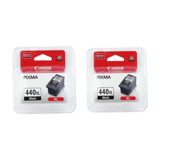 Canon 440XL Black Original 2 Park  Ink Cartridge - PG440XL