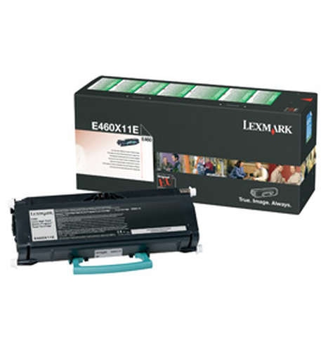 Lexmark Black Toner Cartridge (E460X11E) Original