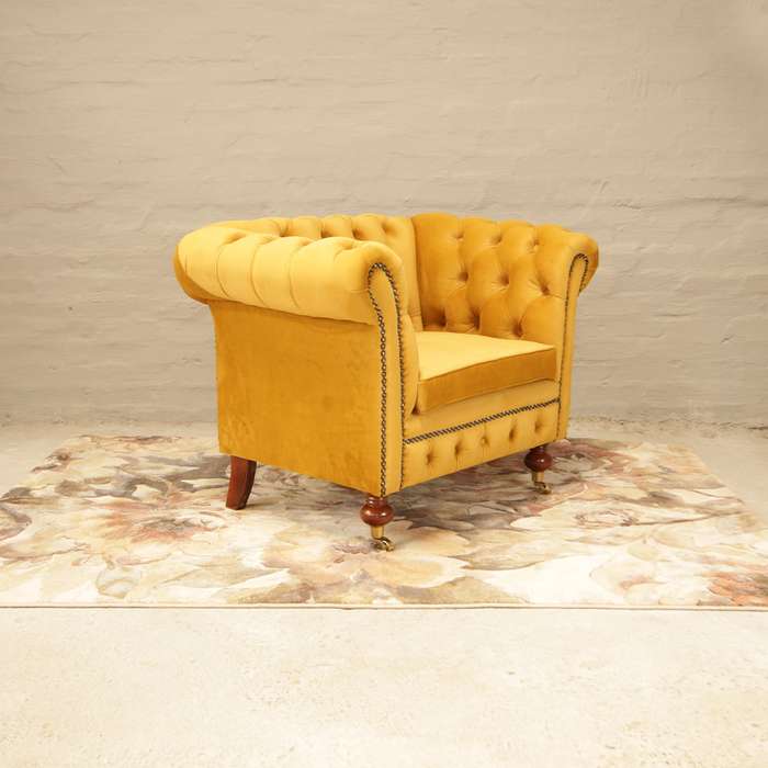 Lady Chesterfields in Mustard