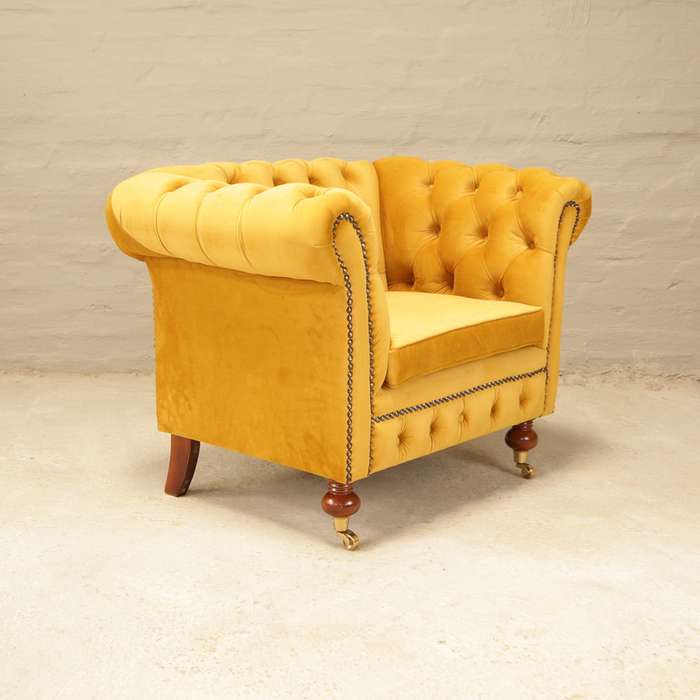 Lady Chesterfields in Mustard