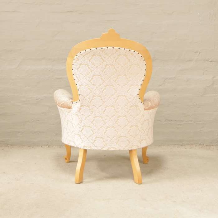 Victorian Armchairs in Beechwood