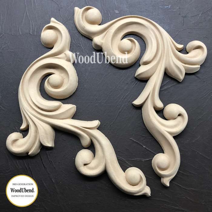 Set of Decorative Scrolls 1239