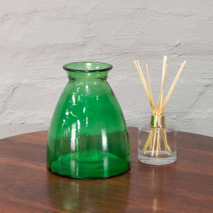 Hand made Green Vase