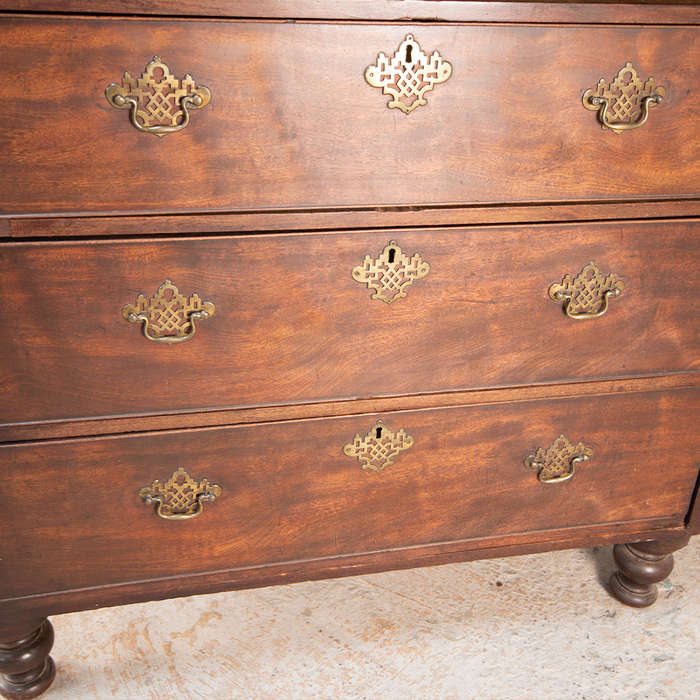 Chippendale Tall Boy Mahogany
