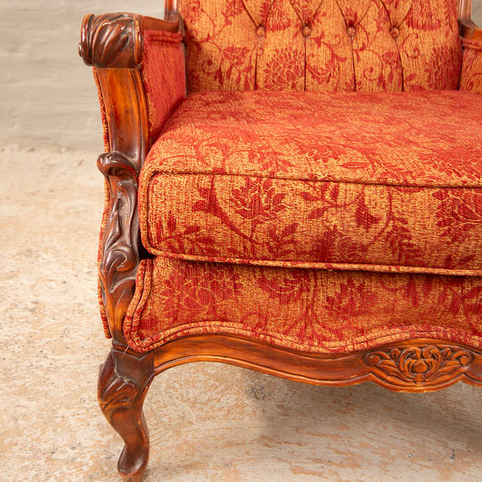 Continental Carved Armchairs