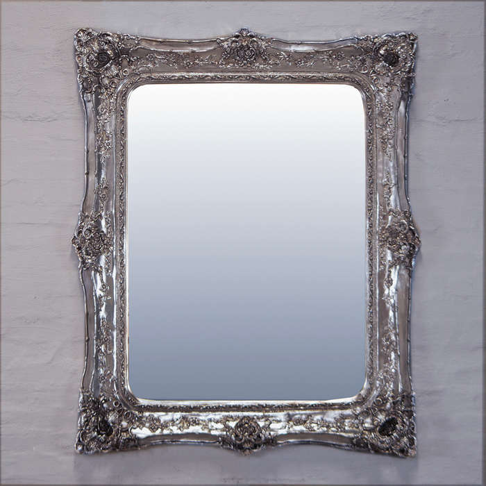 Large Silver Mirror