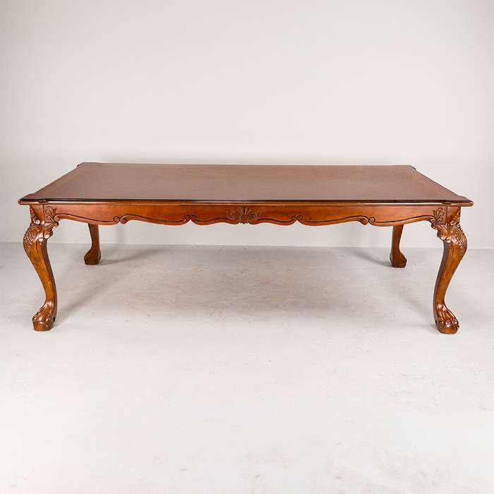 Dining Table with Inlaid Edge