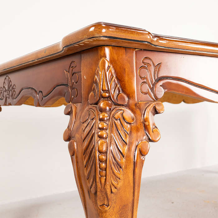 Dining Table with Inlaid Edge