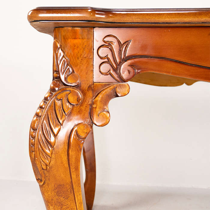 Dining Table with Inlaid Edge