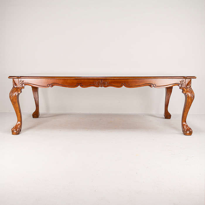 Dining Table with Inlaid Edge