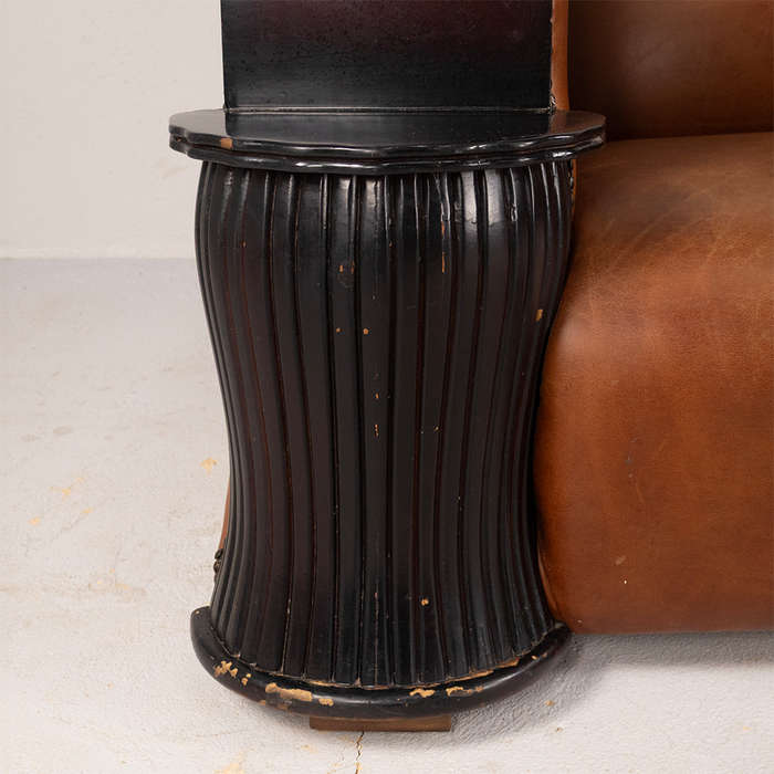 Art Deco Leather Armchairs