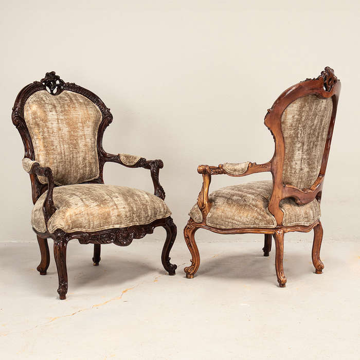 Rococo Style Armchairs