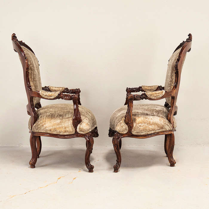Rococo Style Armchairs