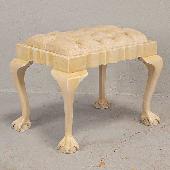 Dressing Table Stool Ivory