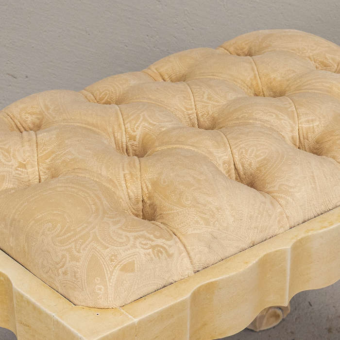 Dressing Table Stool Ivory