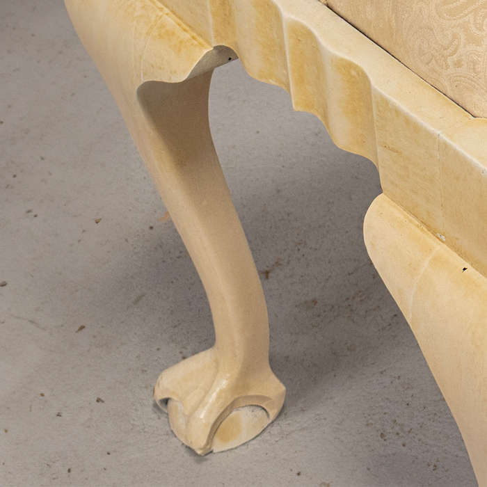 Dressing Table Stool Ivory