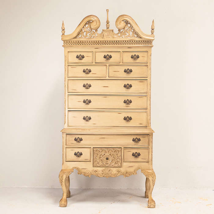 Gabled Chest on stand