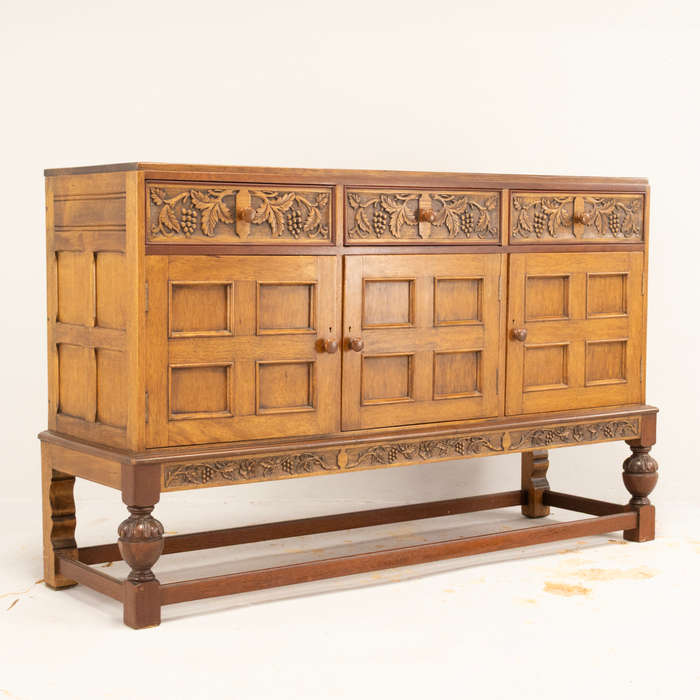 Oak Carved Sideboard