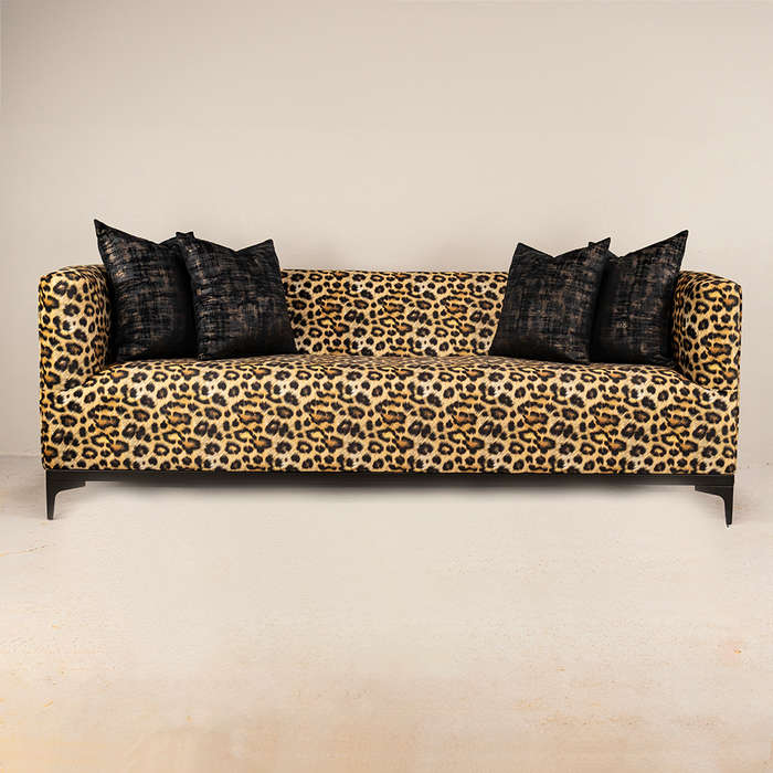 Leopard Panel Sofa