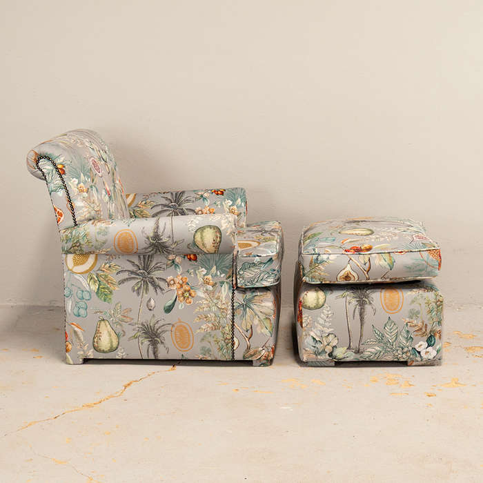Armchair with Ottoman