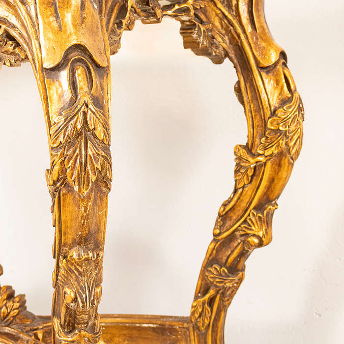 French Marble Top Console