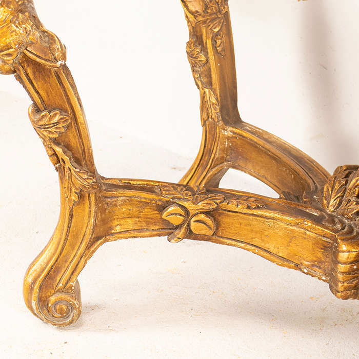 French Marble Top Console