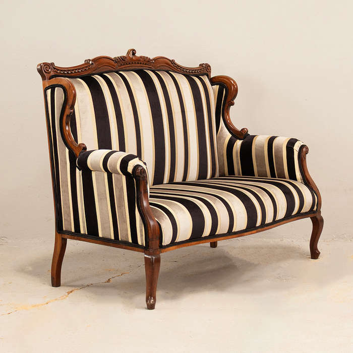 Mahogany Two Seater Settee