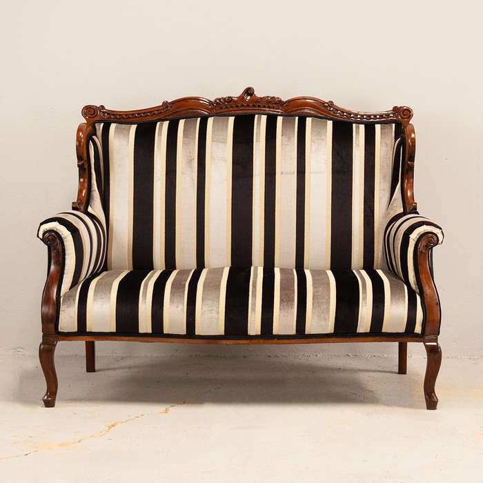 Mahogany Two Seater Settee