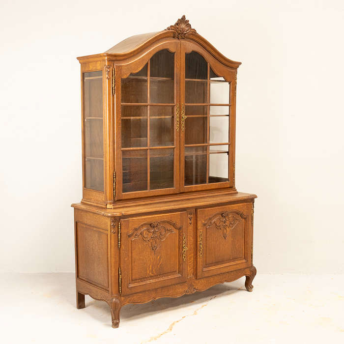 Oak Display Cabinet