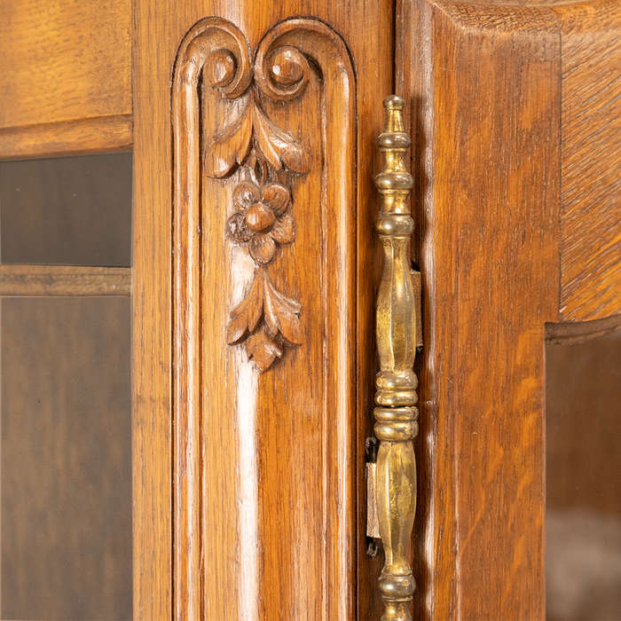 Oak Display Cabinet