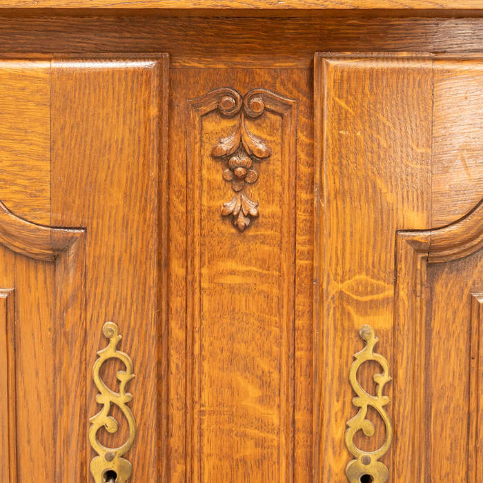 Oak Display Cabinet