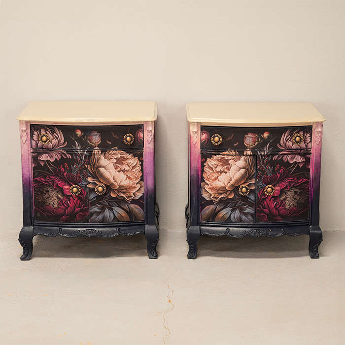 Art in Bloom Pedestals and Headboard