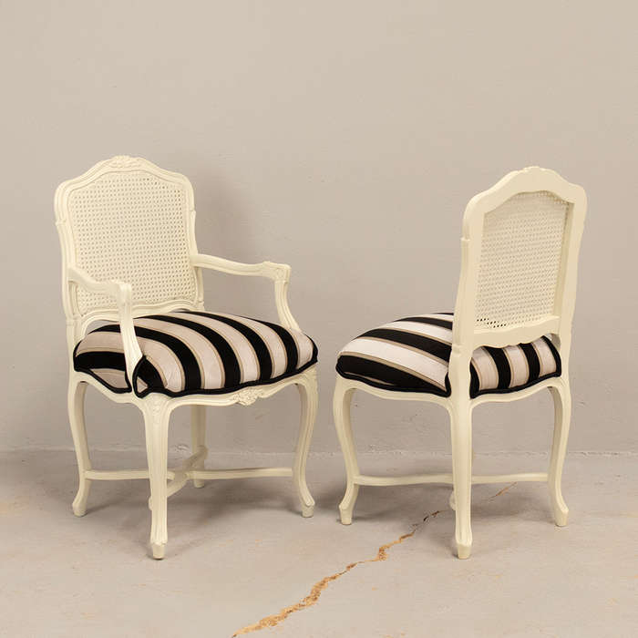 French Rattan Chairs