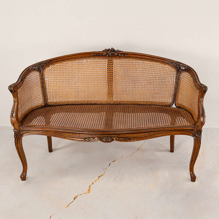 Louis XV Style Basket Sofa