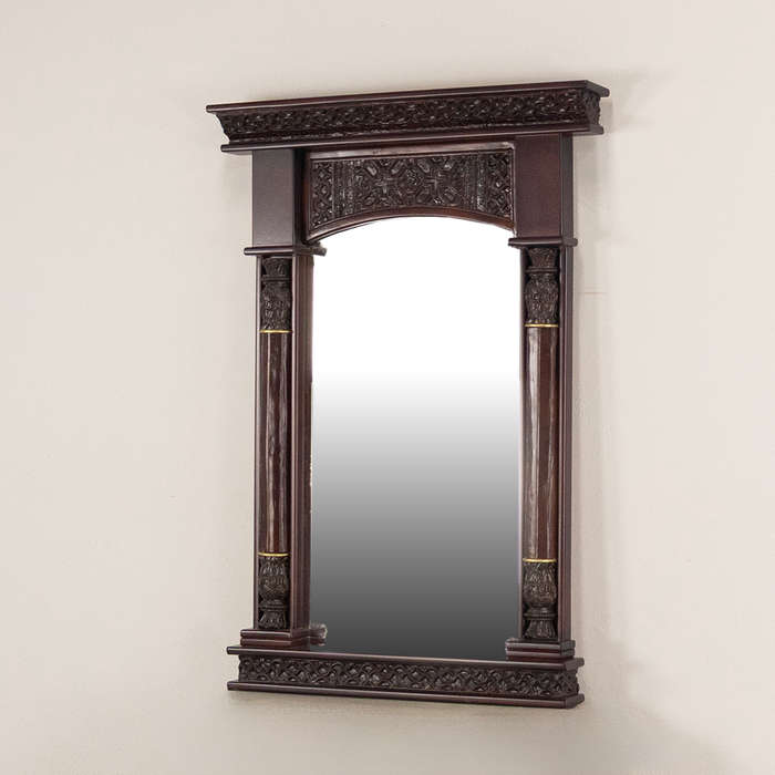 Regal Style Overmantel Mirror