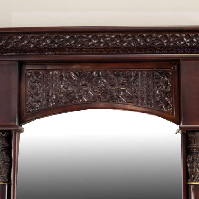 Regal Style Overmantel Mirror