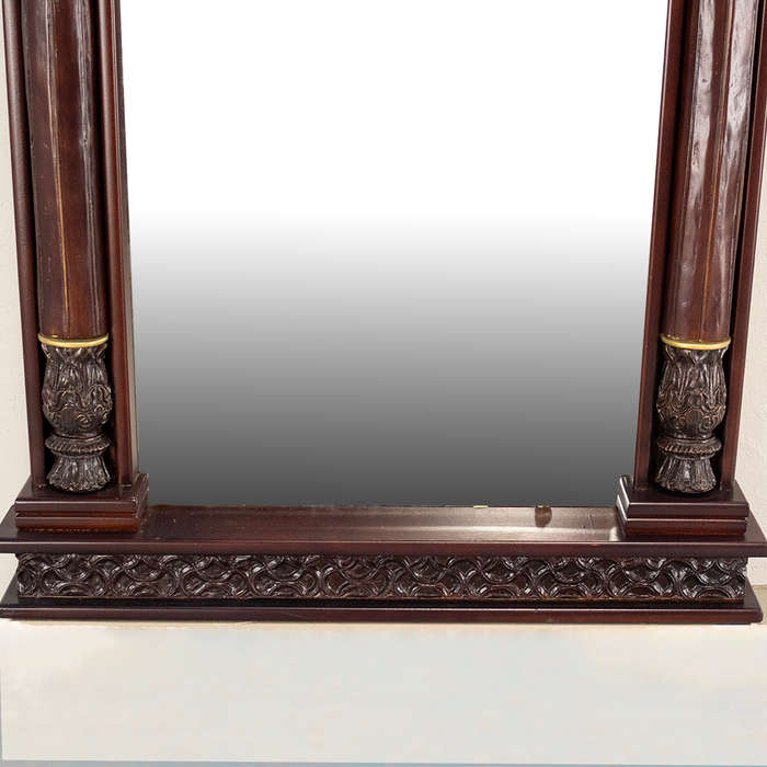 Regal Style Overmantel Mirror