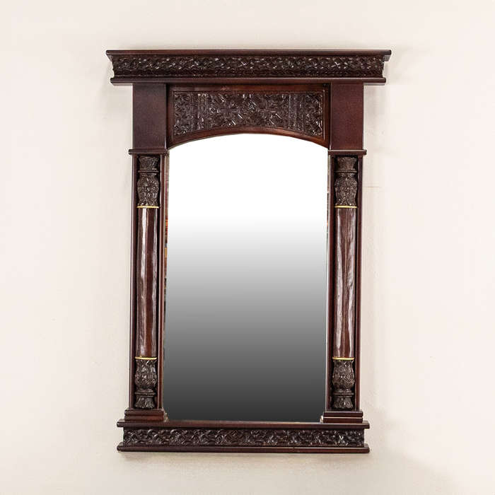 Regal Style Overmantel Mirror