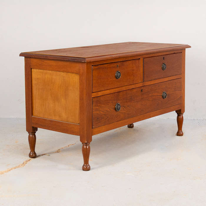 Oak Low Chest of Drawers