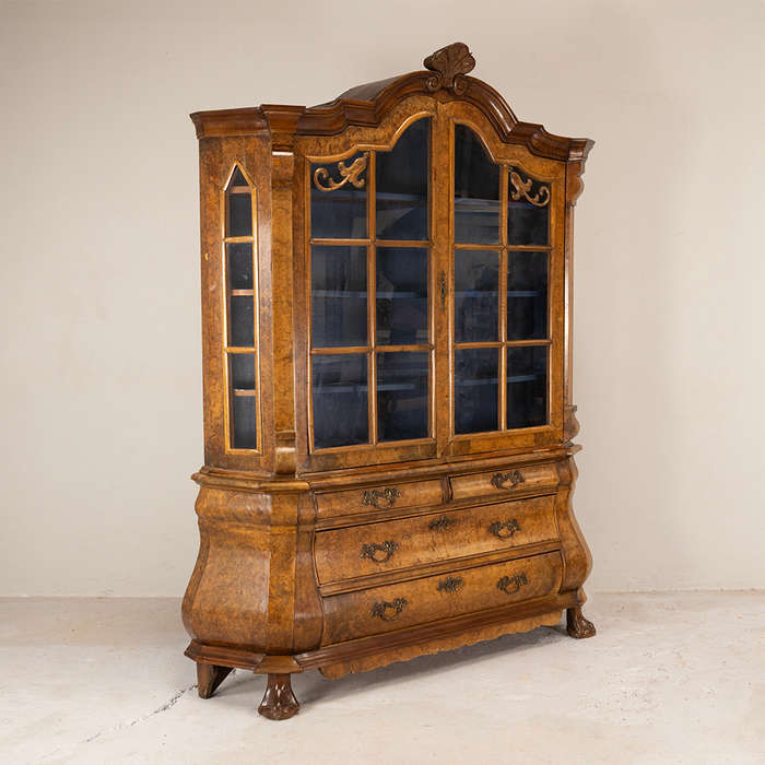 Dutch Walnut Vitrine