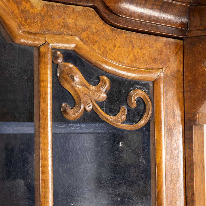 Dutch Walnut Vitrine